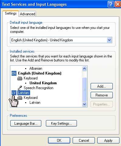 Here we added Latvian language support